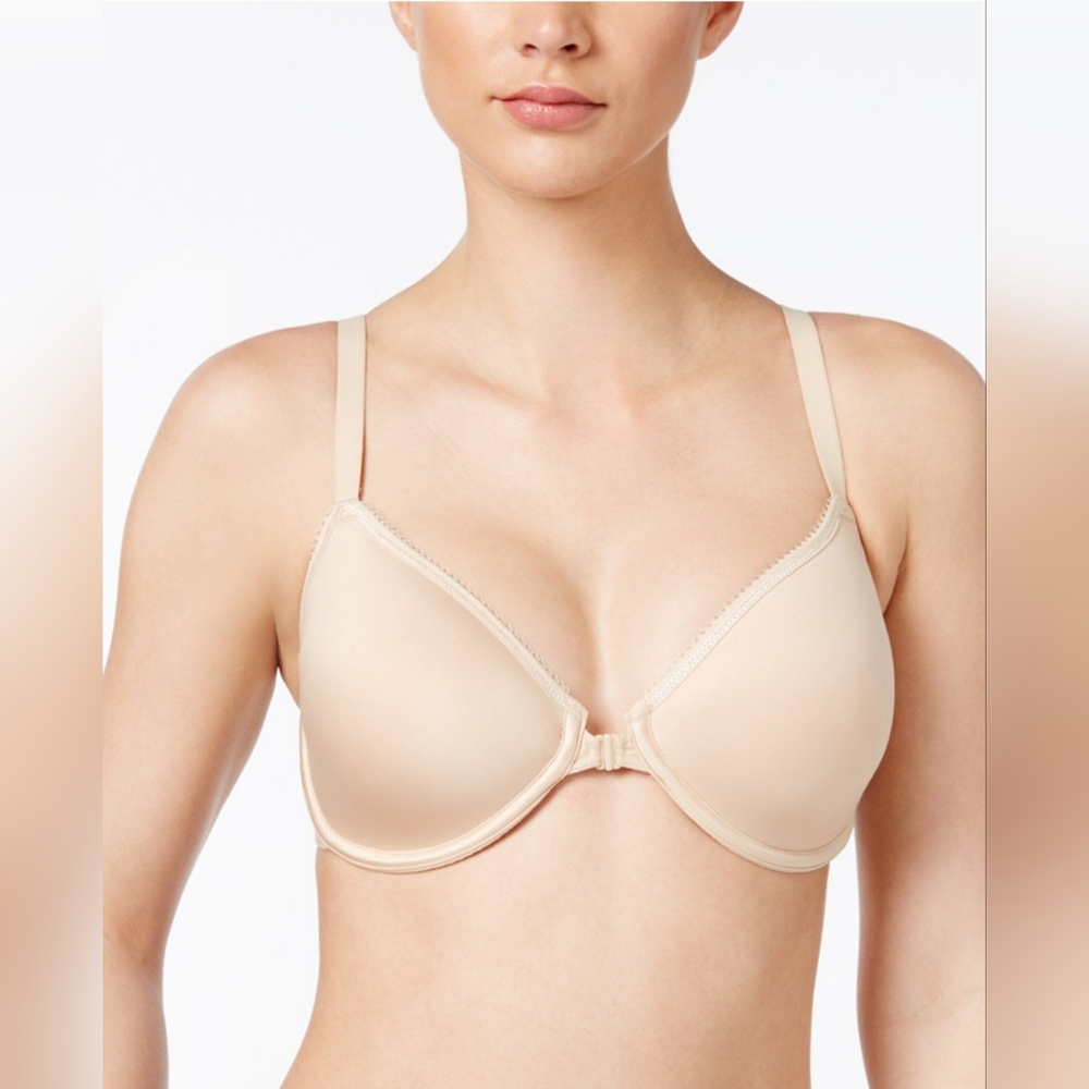 Wacoal Basic Beauty Front Close Plunge Bra 853292 sz 34DD